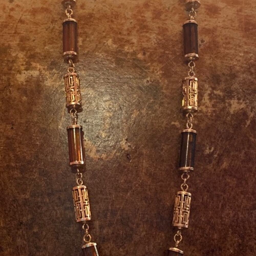 Vintage Sarah Coventry Cylinder Necklace